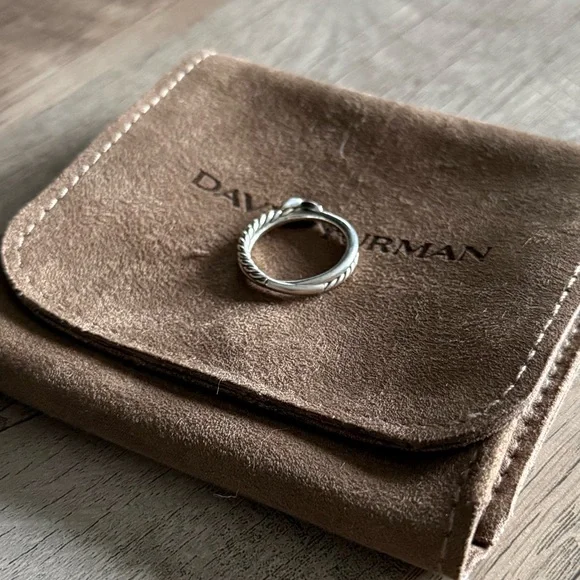 David Yurman Petite X Diamond Ring - Picture 2 of 4